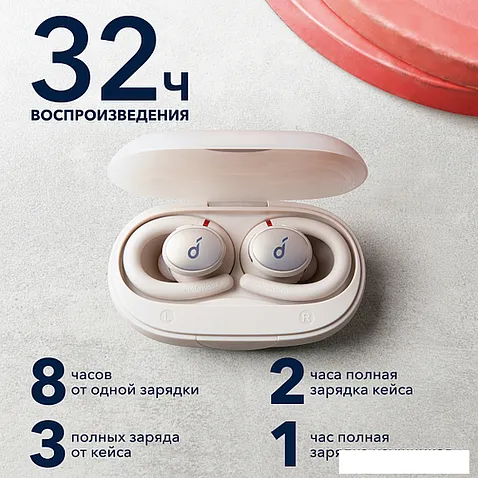Наушники Anker SoundCore Sport X10 (белый)