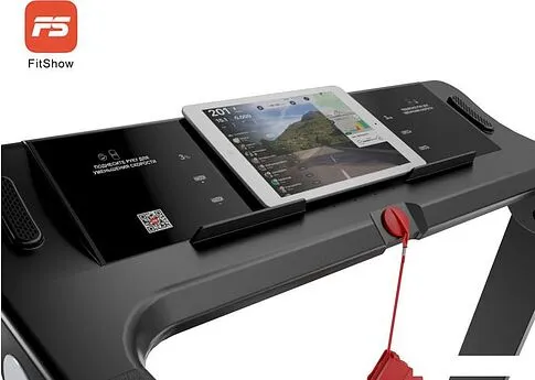Электрическая беговая дорожка Unixfit Hi-tech F2 Plus (dark storm)