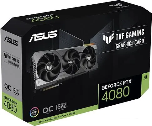Видеокарта ASUS TUF Gaming GeForce RTX 4080 16GB GDDR6X OC Edition TUF-RTX4080-O16G-GAMING
