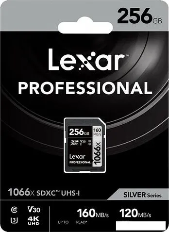 Карта памяти Lexar Professional 1066x SDXC LSD1066256G-BNNNG 256GB