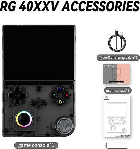 Игровая приставка Anbernic RG40XXV 32GB/128GB (черный)