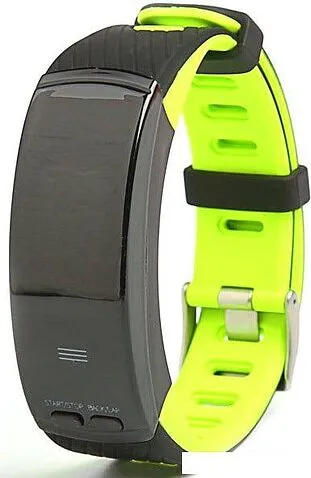 Фитнес-браслет Qumann QSB X (черный/зеленый)