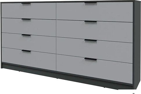 Комод Интерлиния Концепт КТ-К197 (серебро/антрацит)