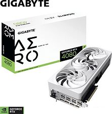Видеокарта Gigabyte GeForce RTX 4080 16GB Aero OC GV-N4080AERO OC-16GD