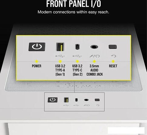 Корпус Corsair iCUE 4000D RGB Airflow CC-9011241-WW