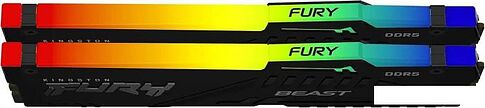 Оперативная память Kingston FURY Beast RGB 2x32ГБ DDR5 6000 МГц KF560C30BBEAK2-64