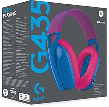 Наушники Logitech G435 Lightspeed (синий/малиновый)