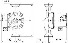 Насос Grundfos UPS 32-40 180