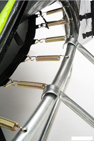 Батут Calviano Outside Master Green 374 см - 12ft (внешняя сетка, с лестницей)