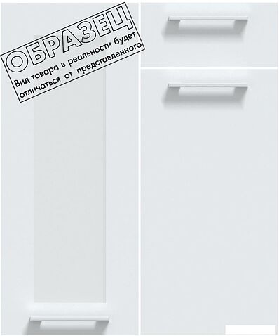 Готовая кухня Интерлиния Мила Gloss 60-30 (пепел софт/пепел софт/травертин серый)