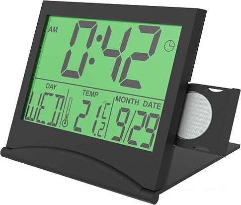 Настольные часы Ritmix CAT-042 (черный)