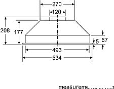 Кухонная вытяжка Bosch Serie 2 DLN52AC70 Кухонная вытяжка Bosch Serie 2 DLN52AC70