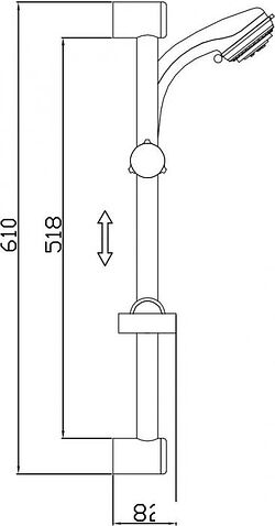 Душевой гарнитур  Gota Rocio 99029-GOTA