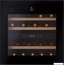 Винный шкаф LEX LWD6036BL Dual Zone PP