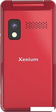 Кнопочный телефон Philips Xenium X600 (красный)
