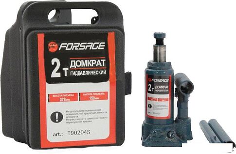 Бутылочный домкрат FORSAGE F-T90204S 2т