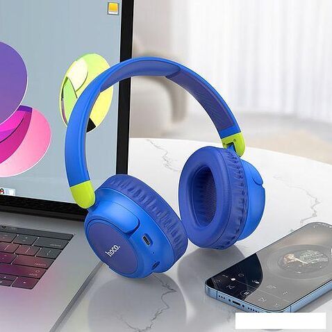 Наушники Hoco W43 (синий)