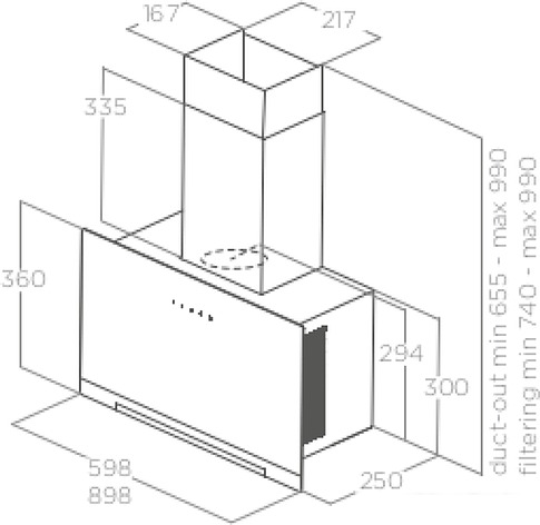 Кухонная вытяжка Elica Aplomb-RS WH/A/60
