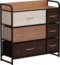 Комод Импэкс Leset Ноа 7 ящиков (коричневый/бежевый)