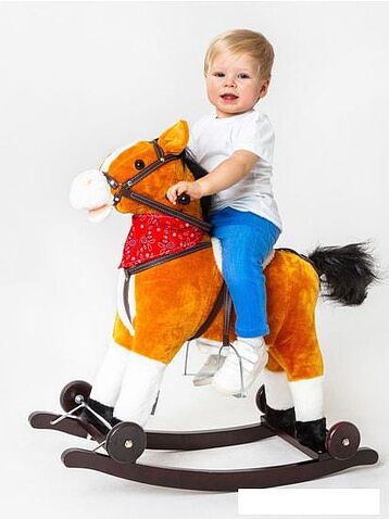 Качалка Amarobaby West Лошадка (коричневый)