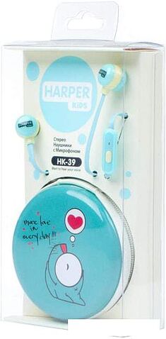Наушники Harper Kids HK-39 (голубой)