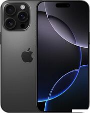 Смартфон Apple iPhone 16 Pro Max Dual SIM 256GB (черный титан) Смартфон Apple iPhone 16 Pro Max Dual SIM 256GB (черный титан)