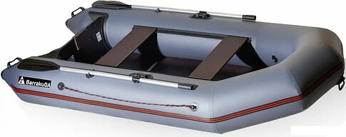 Моторно-гребная лодка BarrakuDA BR-2700 (серый)