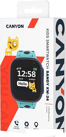 Умные часы Canyon Sandy KW-34 (голубой)