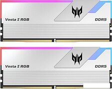 Оперативная память Acer Predator Vesta II RGB 2x16ГБ DDR5 6000 МГц BL.9BWWR.366 Оперативная память Acer Predator Vesta II RGB 2x16ГБ DDR5 6000 МГц BL.9BWWR.366