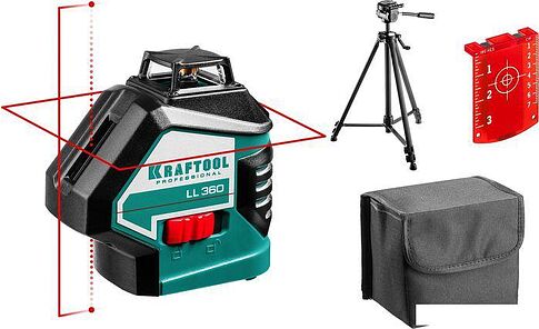 Лазерный нивелир KRAFTOOL LL-360 34645