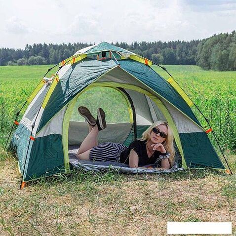 Кемпинговая палатка ForceKraft FK-TENT-2 (зеленый)