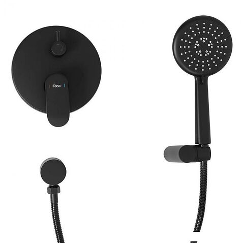 Душевая система  Rea Hyper Black matt P2002