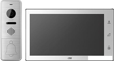 Комплект видеодомофона CTV DP4706AHD (белый)