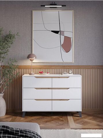 Комод ЭлиГард Eyva 6S (белый)