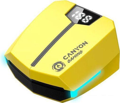 Наушники Canyon Doublebee GTWS-2 (черный/желтый)