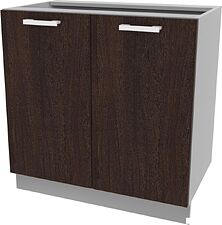 Шкаф напольный Интерлиния Компо НШ80р-2дв (дуб венге)