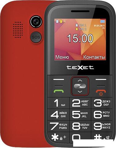 Мобильный телефон TeXet TM-B418 (красный)