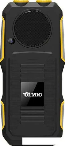 Кнопочный телефон Olmio X02 (черный/желтый)