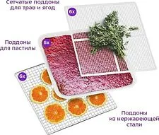 Сушилка для овощей и фруктов Kitfort KT-1983 Сушилка для овощей и фруктов Kitfort KT-1983