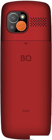 Кнопочный телефон BQ 2459 Care (красный)