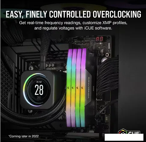 Оперативная память Corsair Vengeance RGB 2x32ГБ DDR5 6000 МГц CMH64GX5M2B6000C40
