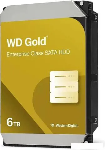 Жесткий диск WD Gold 6TB WD6004FRYZ