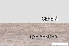 Шкаф напольный Anrex Alesia 3S/60-F1 (серый/дуб анкона)