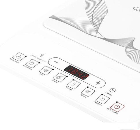 Настольная плита Galaxy GL3060 (белый)