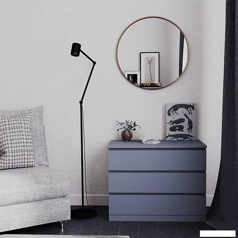 Комод Mio Tesoro Варма 3 (серый)