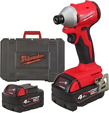Винтоверт Milwaukee M18 M18BLIDRC-402C 4933492840 (с 2-мя АКБ, кейс) Винтоверт Milwaukee M18 M18BLIDRC-402C 4933492840 (с 2-мя АКБ, кейс)