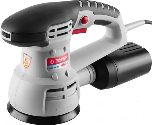 Эксцентриковая шлифмашина Зубр ЗОШМ-450-125