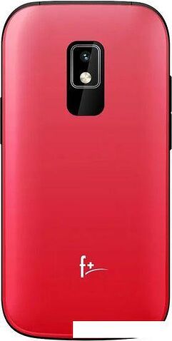Кнопочный телефон F+ Flip 240 (черный/красный)