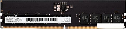 Оперативная память Team Elite 8ГБ DDR5 5600 МГц TED58G5600C4601