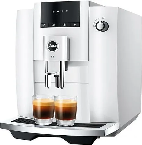 Эспрессо кофемашина JURA E4 Piano White EA (15433)